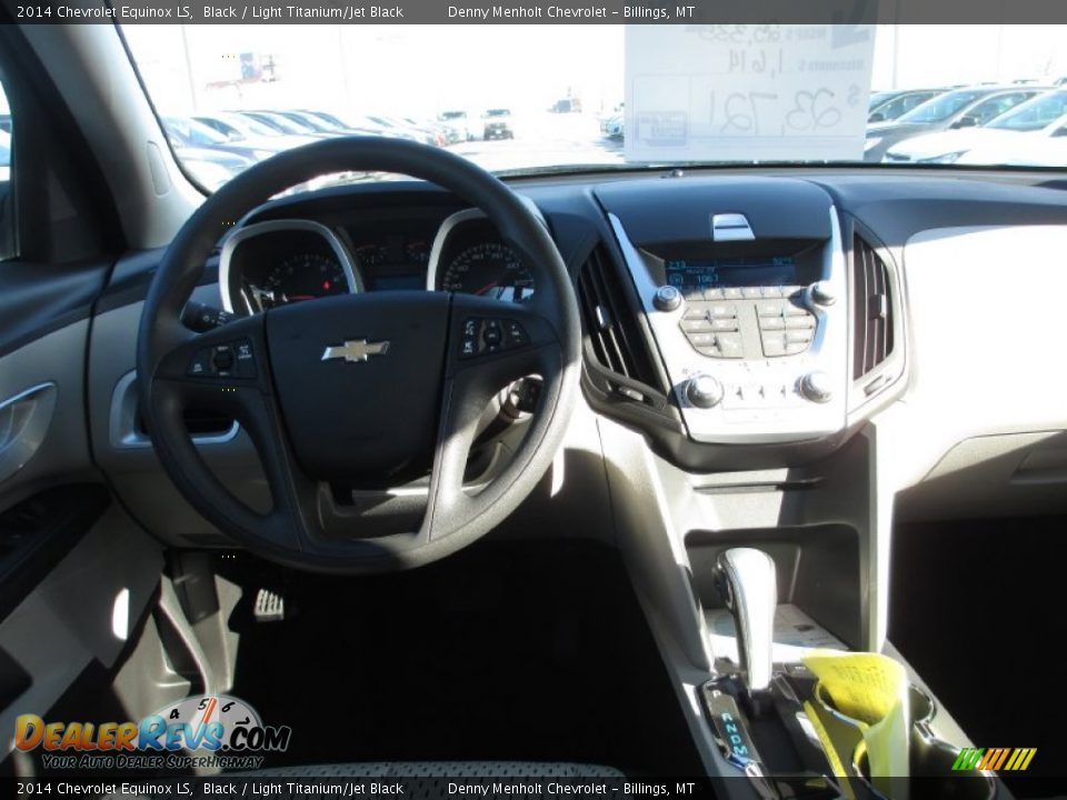 2014 Chevrolet Equinox LS Black / Light Titanium/Jet Black Photo #6