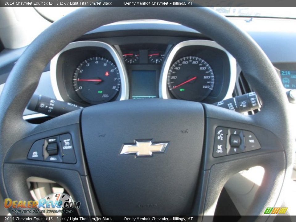 2014 Chevrolet Equinox LS Black / Light Titanium/Jet Black Photo #8