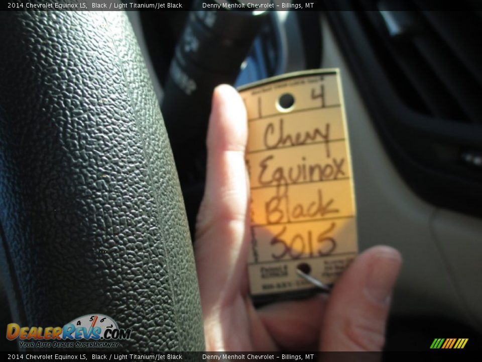 2014 Chevrolet Equinox LS Black / Light Titanium/Jet Black Photo #10