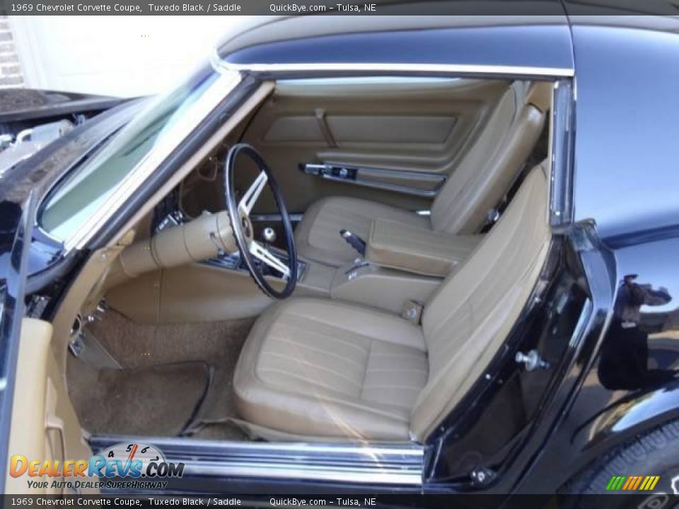 Saddle Interior - 1969 Chevrolet Corvette Coupe Photo #5