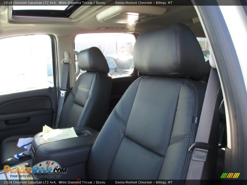 2014 Chevrolet Suburban LTZ 4x4 White Diamond Tricoat / Ebony Photo #9