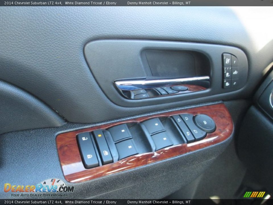2014 Chevrolet Suburban LTZ 4x4 White Diamond Tricoat / Ebony Photo #10