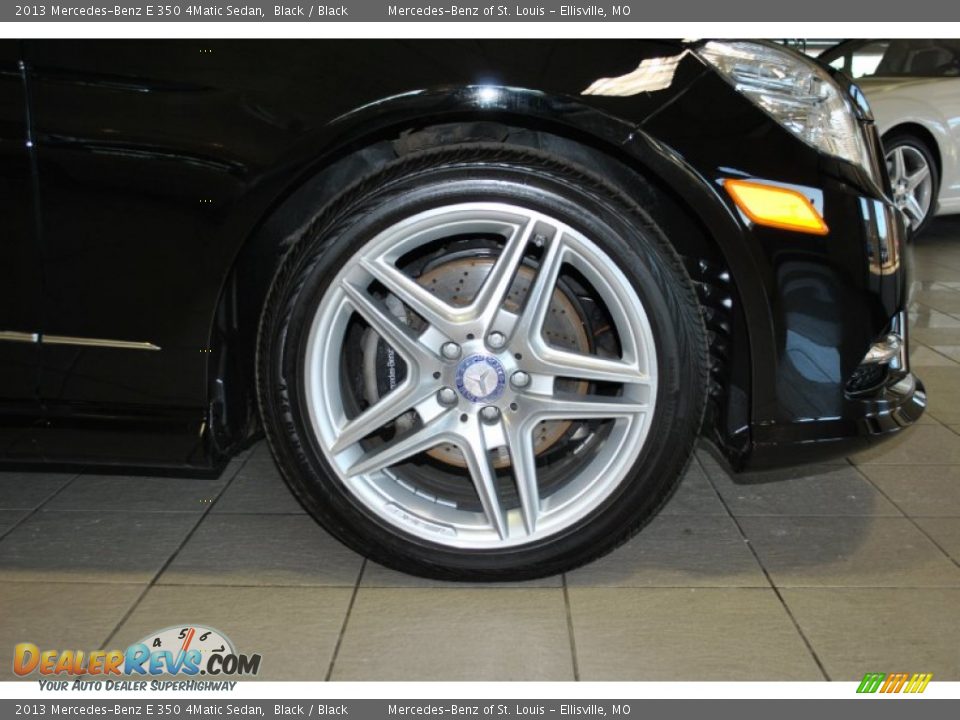 2013 Mercedes-Benz E 350 4Matic Sedan Black / Black Photo #3