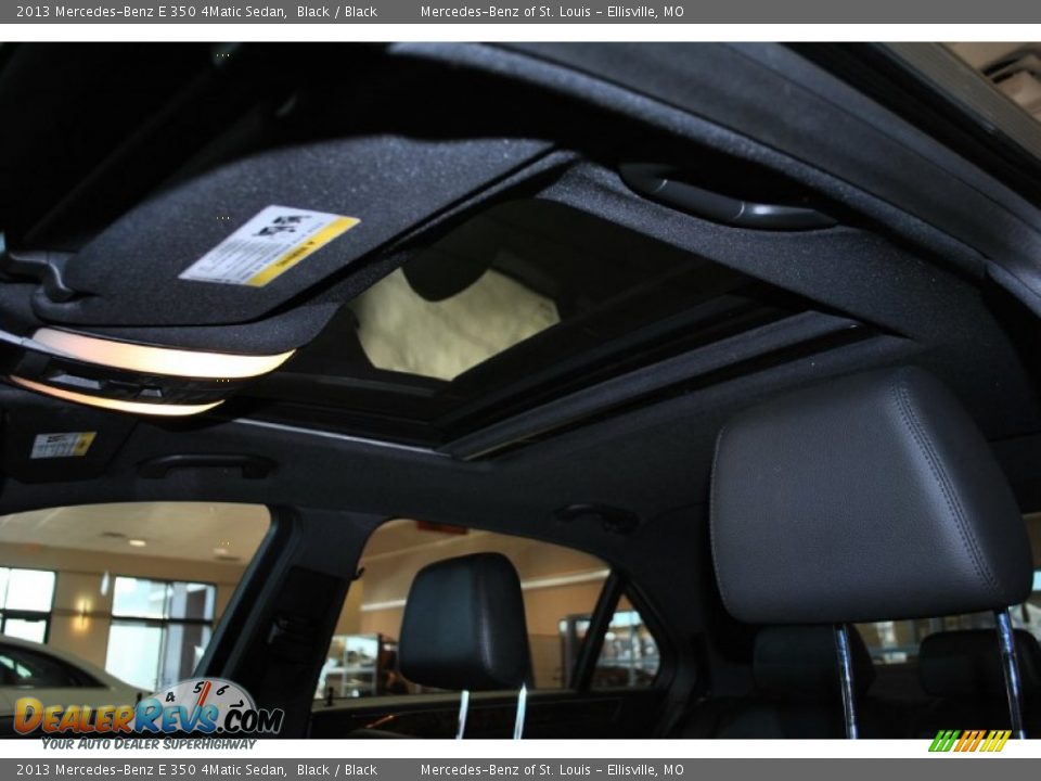 2013 Mercedes-Benz E 350 4Matic Sedan Black / Black Photo #7