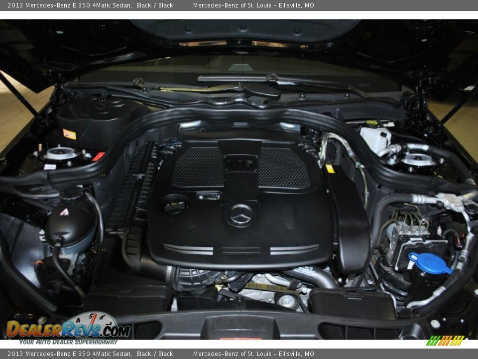 2013 Mercedes-Benz E 350 4Matic Sedan Black / Black Photo #23