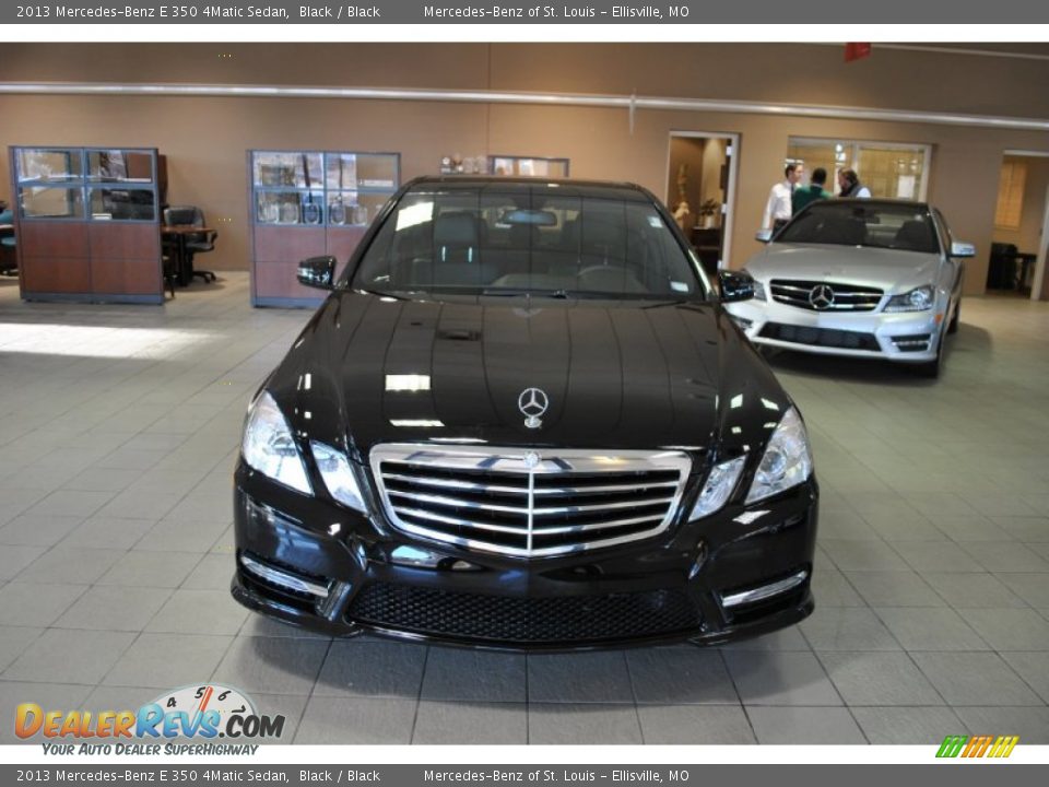 2013 Mercedes-Benz E 350 4Matic Sedan Black / Black Photo #24