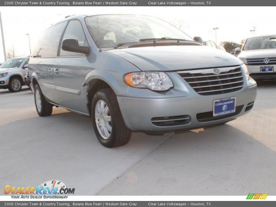 2006 Chrysler Town & Country Touring Butane Blue Pearl / Medium Slate Gray Photo #1