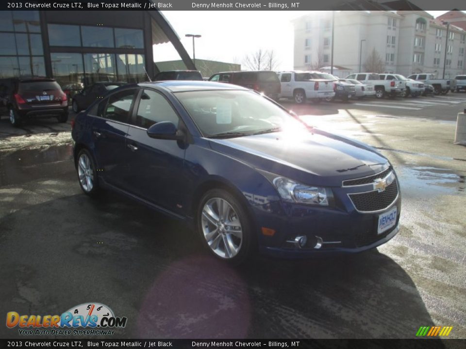 2013 Chevrolet Cruze LTZ Blue Topaz Metallic / Jet Black Photo #1