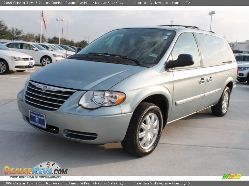 2006 Chrysler Town & Country Touring Butane Blue Pearl / Medium Slate Gray Photo #3