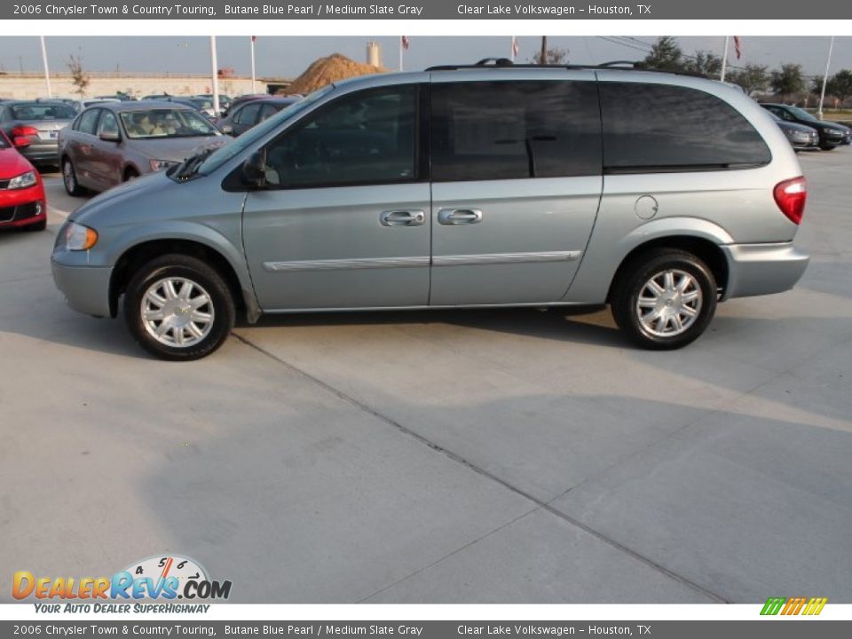 2006 Chrysler Town & Country Touring Butane Blue Pearl / Medium Slate Gray Photo #4