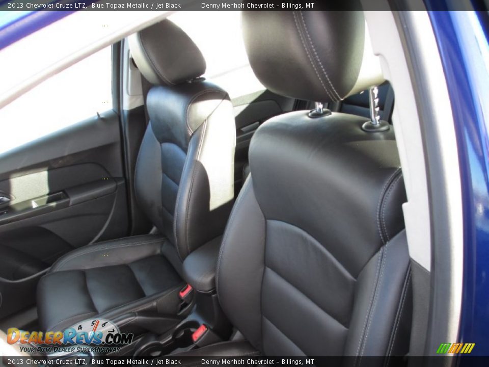2013 Chevrolet Cruze LTZ Blue Topaz Metallic / Jet Black Photo #7
