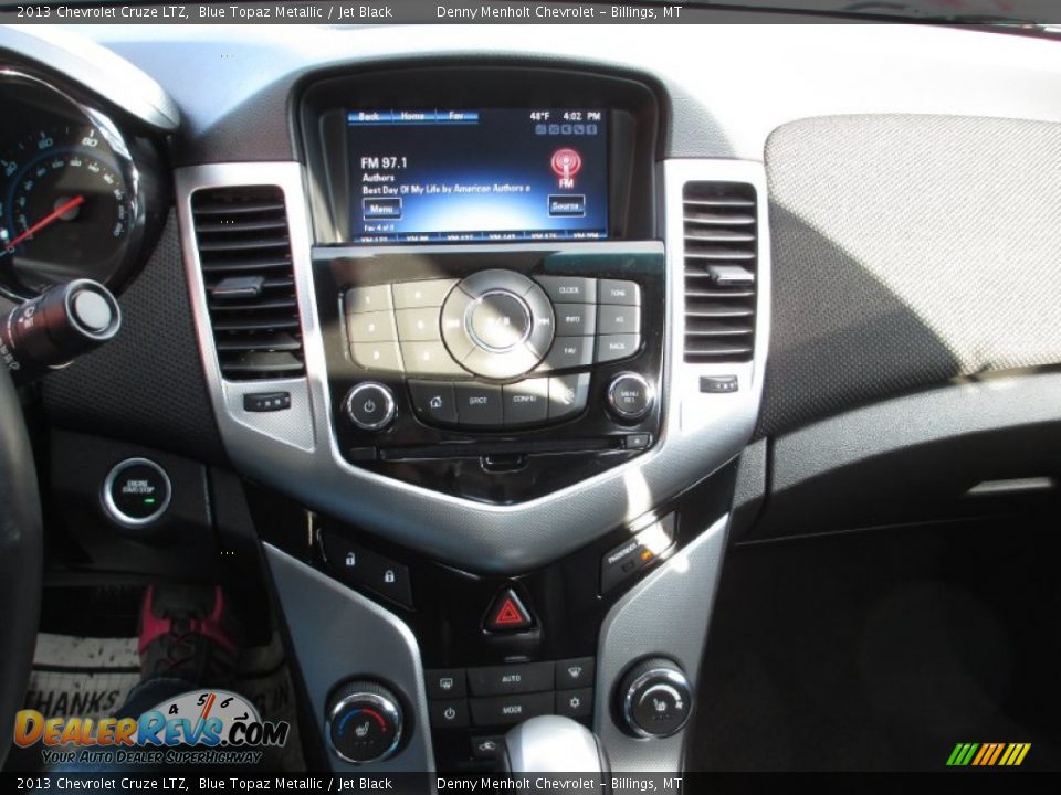 2013 Chevrolet Cruze LTZ Blue Topaz Metallic / Jet Black Photo #9