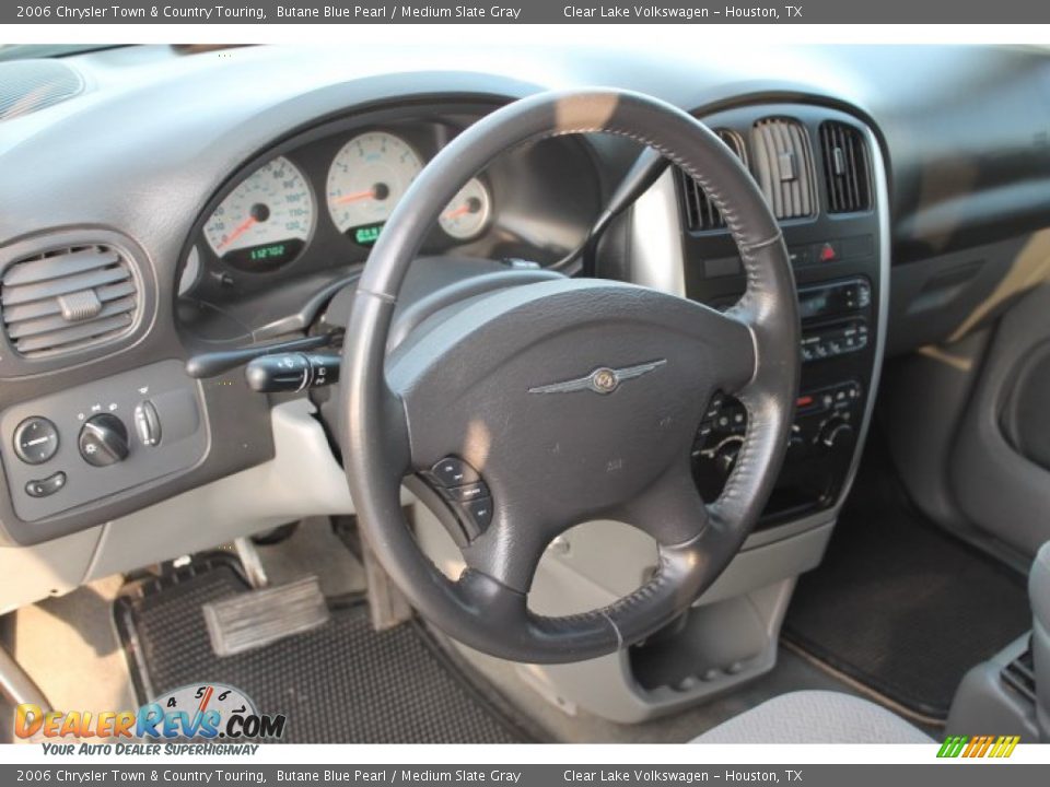 2006 Chrysler Town & Country Touring Butane Blue Pearl / Medium Slate Gray Photo #15