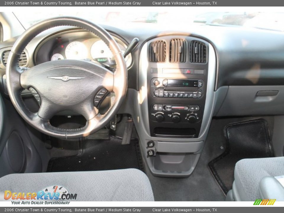 2006 Chrysler Town & Country Touring Butane Blue Pearl / Medium Slate Gray Photo #24