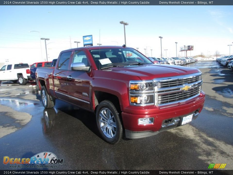 2014 Chevrolet Silverado 1500 High Country Crew Cab 4x4 Deep Ruby Metallic / High Country Saddle Photo #1