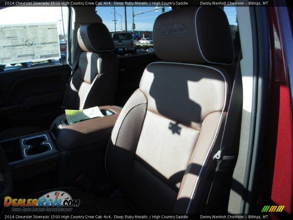 2014 Chevrolet Silverado 1500 High Country Crew Cab 4x4 Deep Ruby Metallic / High Country Saddle Photo #7