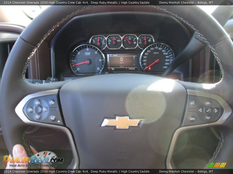 2014 Chevrolet Silverado 1500 High Country Crew Cab 4x4 Gauges Photo #9