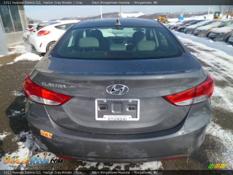 2012 Hyundai Elantra GLS Harbor Gray Metallic / Gray Photo #6