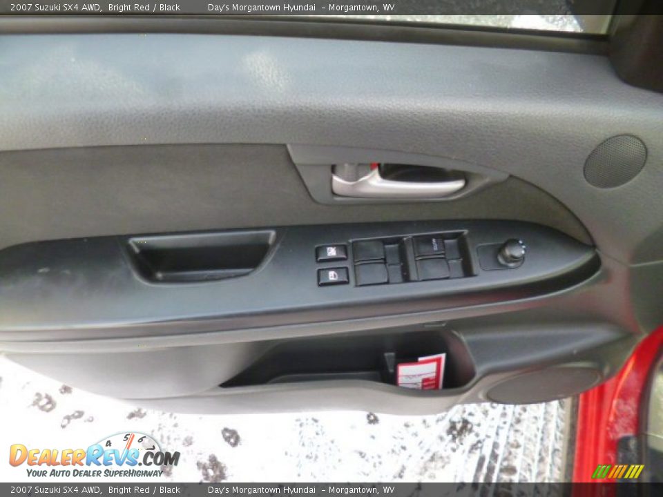 2007 Suzuki SX4 AWD Bright Red / Black Photo #18