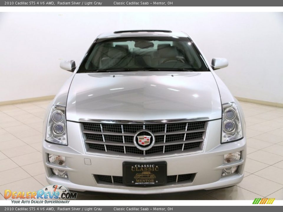 2010 Cadillac STS 4 V6 AWD Radiant Silver / Light Gray Photo #2