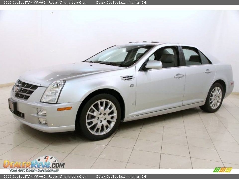 2010 Cadillac STS 4 V6 AWD Radiant Silver / Light Gray Photo #3