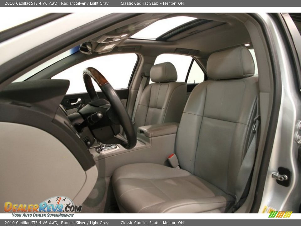 2010 Cadillac STS 4 V6 AWD Radiant Silver / Light Gray Photo #9
