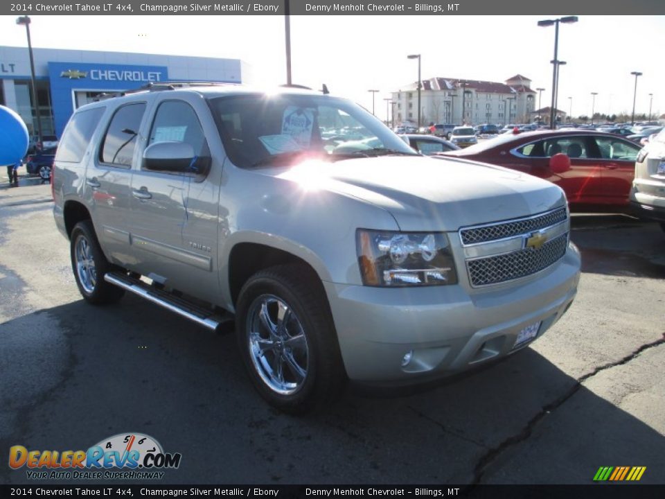 2014 Chevrolet Tahoe LT 4x4 Champagne Silver Metallic / Ebony Photo #1