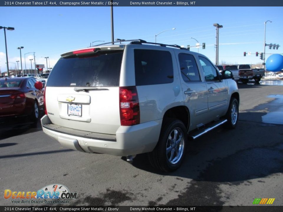 2014 Chevrolet Tahoe LT 4x4 Champagne Silver Metallic / Ebony Photo #4