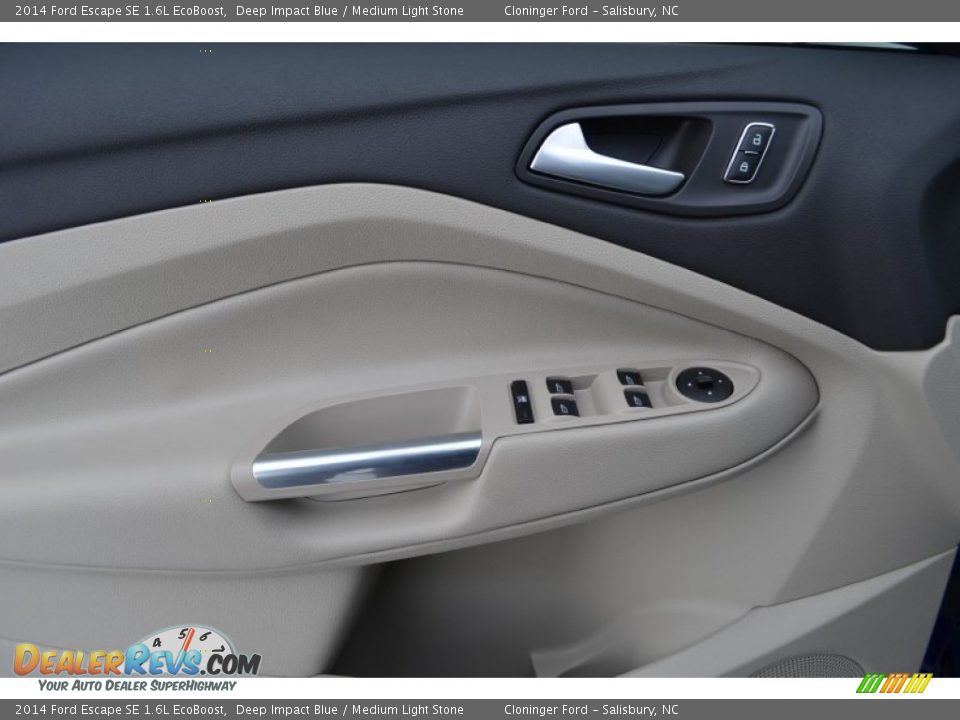 2014 Ford Escape SE 1.6L EcoBoost Deep Impact Blue / Medium Light Stone Photo #5