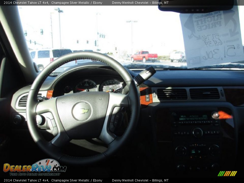 2014 Chevrolet Tahoe LT 4x4 Champagne Silver Metallic / Ebony Photo #7