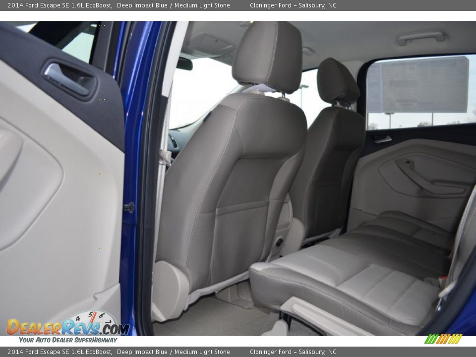 2014 Ford Escape SE 1.6L EcoBoost Deep Impact Blue / Medium Light Stone Photo #8