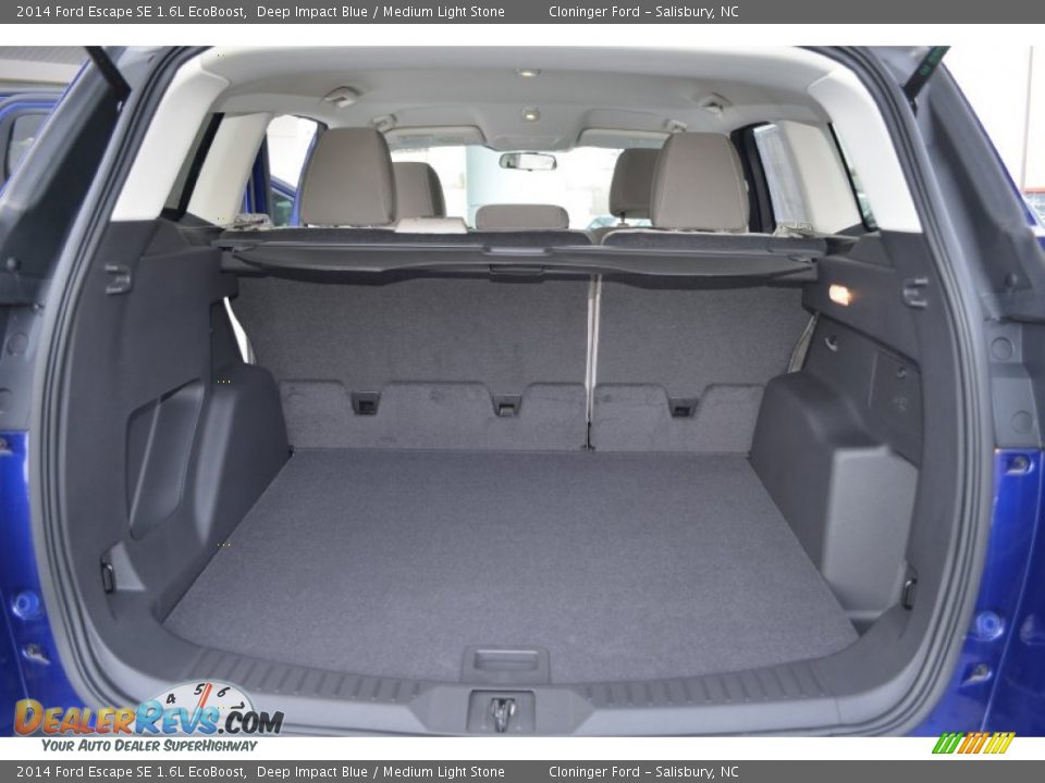2014 Ford Escape SE 1.6L EcoBoost Deep Impact Blue / Medium Light Stone Photo #9