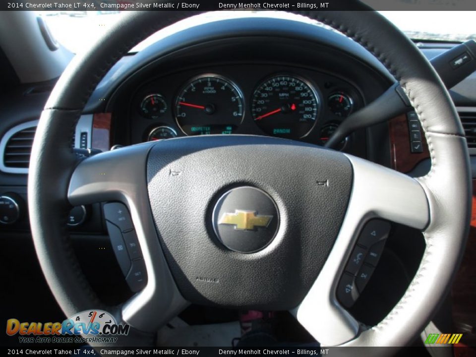 2014 Chevrolet Tahoe LT 4x4 Champagne Silver Metallic / Ebony Photo #10