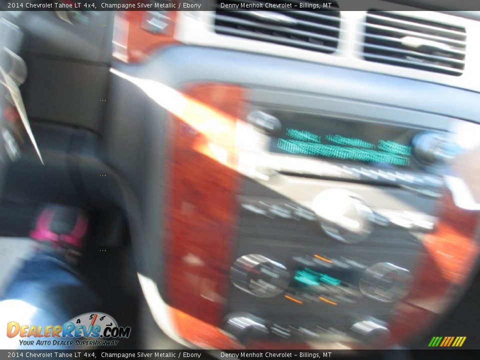 2014 Chevrolet Tahoe LT 4x4 Champagne Silver Metallic / Ebony Photo #11