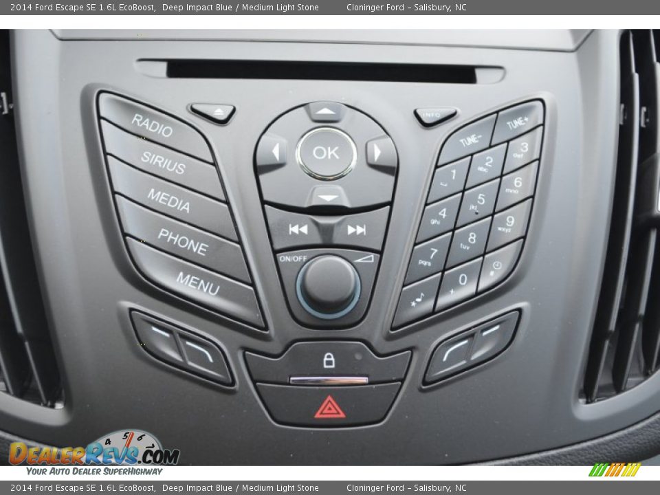 2014 Ford Escape SE 1.6L EcoBoost Deep Impact Blue / Medium Light Stone Photo #12