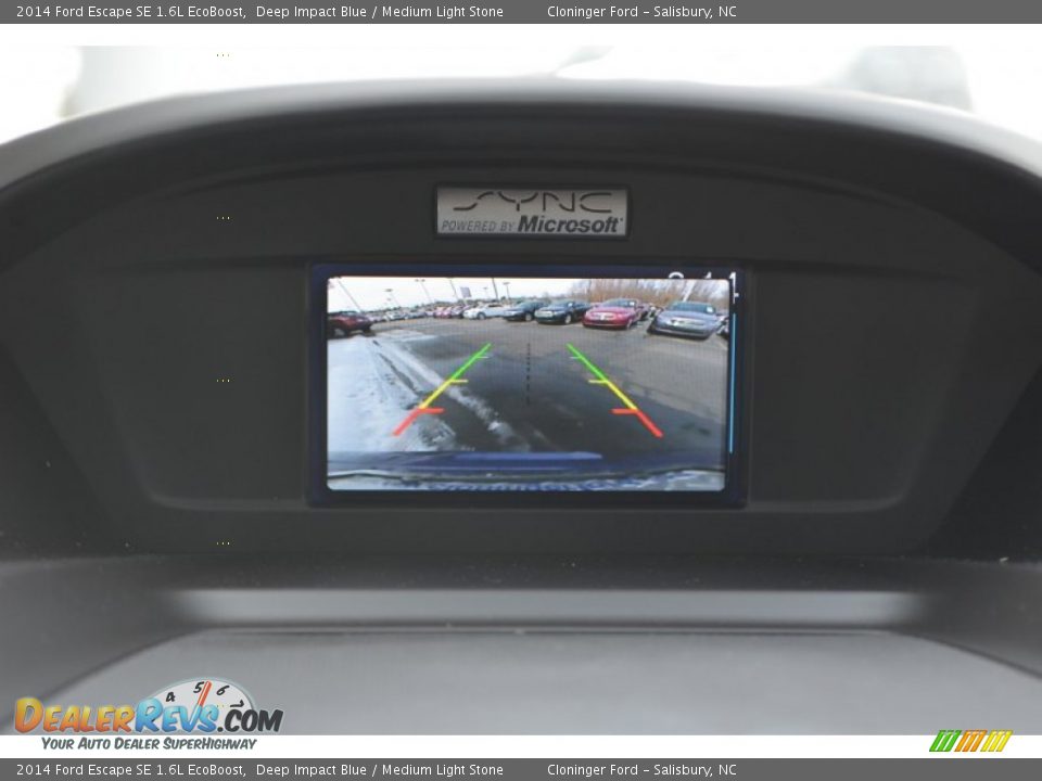 2014 Ford Escape SE 1.6L EcoBoost Deep Impact Blue / Medium Light Stone Photo #14