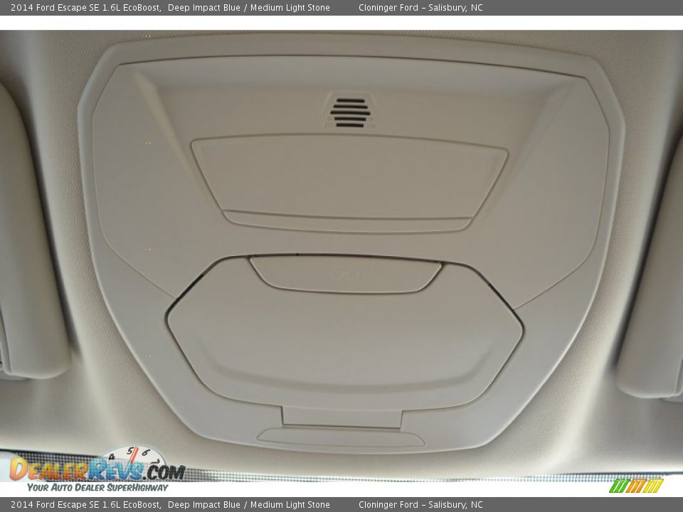 2014 Ford Escape SE 1.6L EcoBoost Deep Impact Blue / Medium Light Stone Photo #18