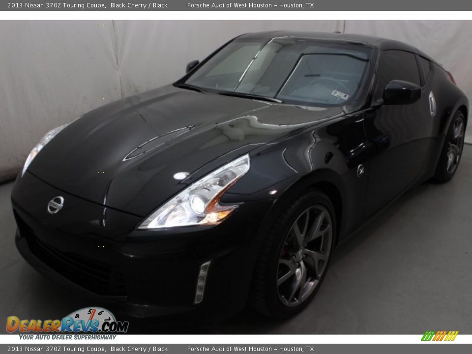 2013 Nissan 370Z Touring Coupe Black Cherry / Black Photo #3