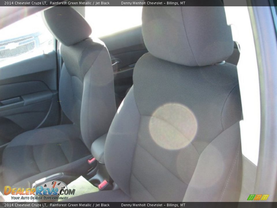 2014 Chevrolet Cruze LT Rainforest Green Metallic / Jet Black Photo #7