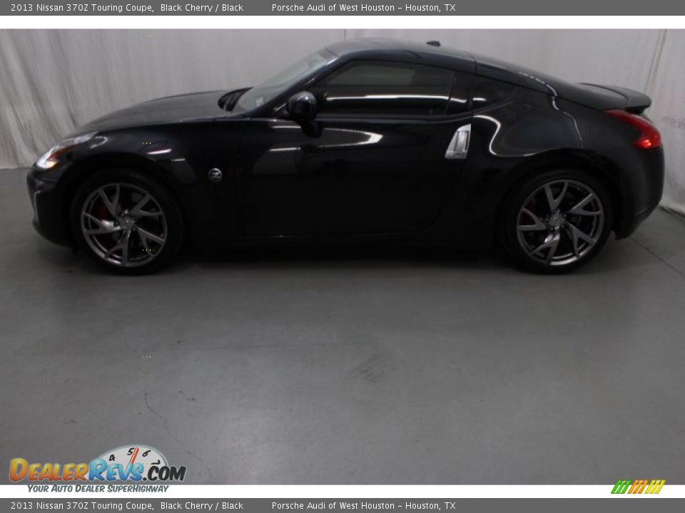 2013 Nissan 370Z Touring Coupe Black Cherry / Black Photo #4
