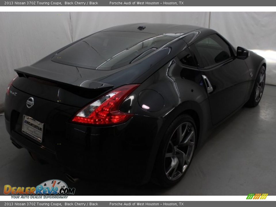 2013 Nissan 370Z Touring Coupe Black Cherry / Black Photo #6