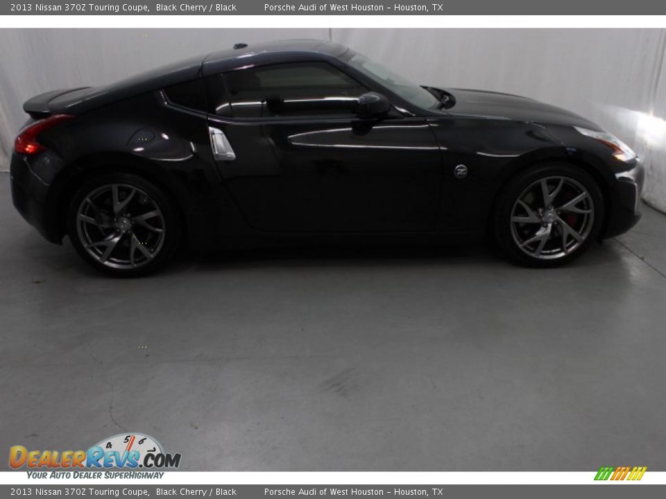 2013 Nissan 370Z Touring Coupe Black Cherry / Black Photo #7
