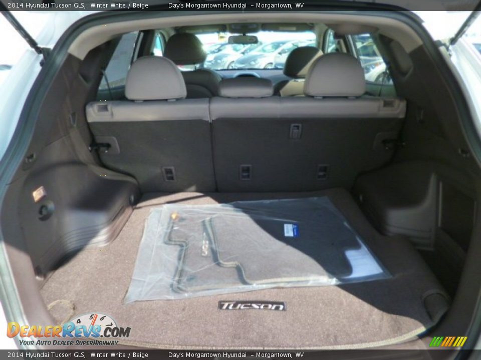2014 Hyundai Tucson GLS Winter White / Beige Photo #13