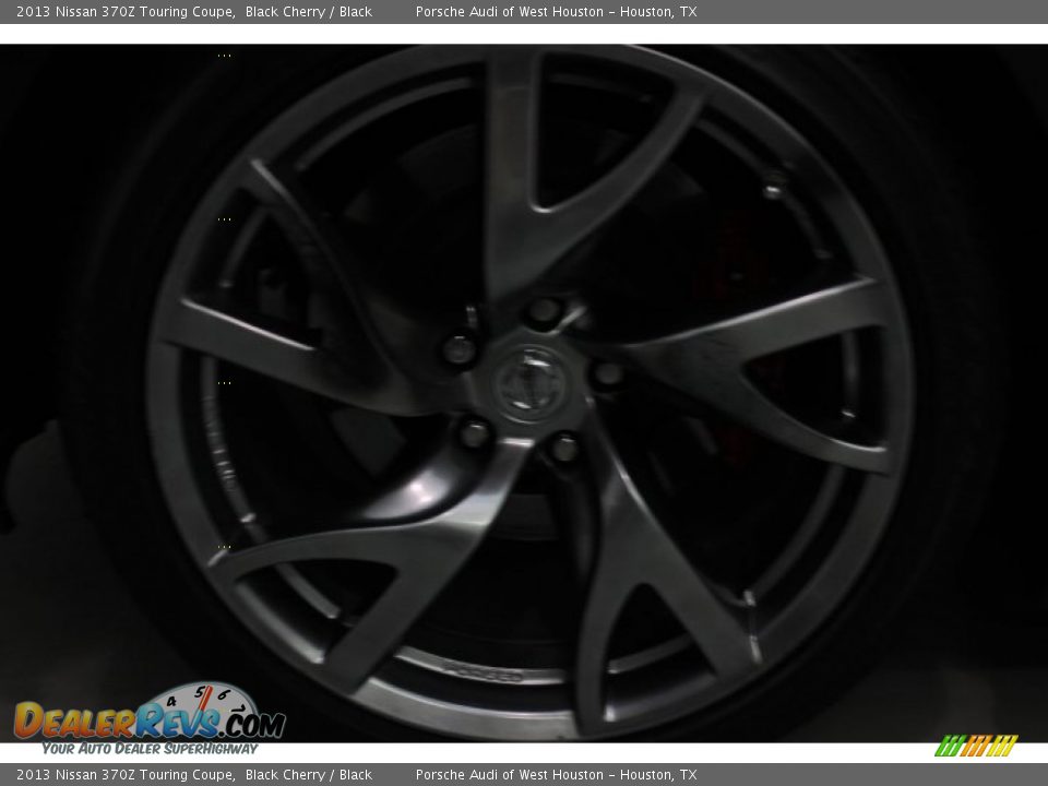 2013 Nissan 370Z Touring Coupe Black Cherry / Black Photo #9