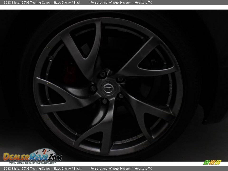 2013 Nissan 370Z Touring Coupe Black Cherry / Black Photo #10