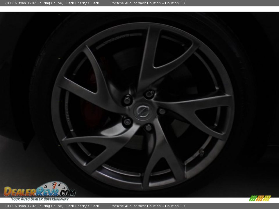 2013 Nissan 370Z Touring Coupe Black Cherry / Black Photo #11