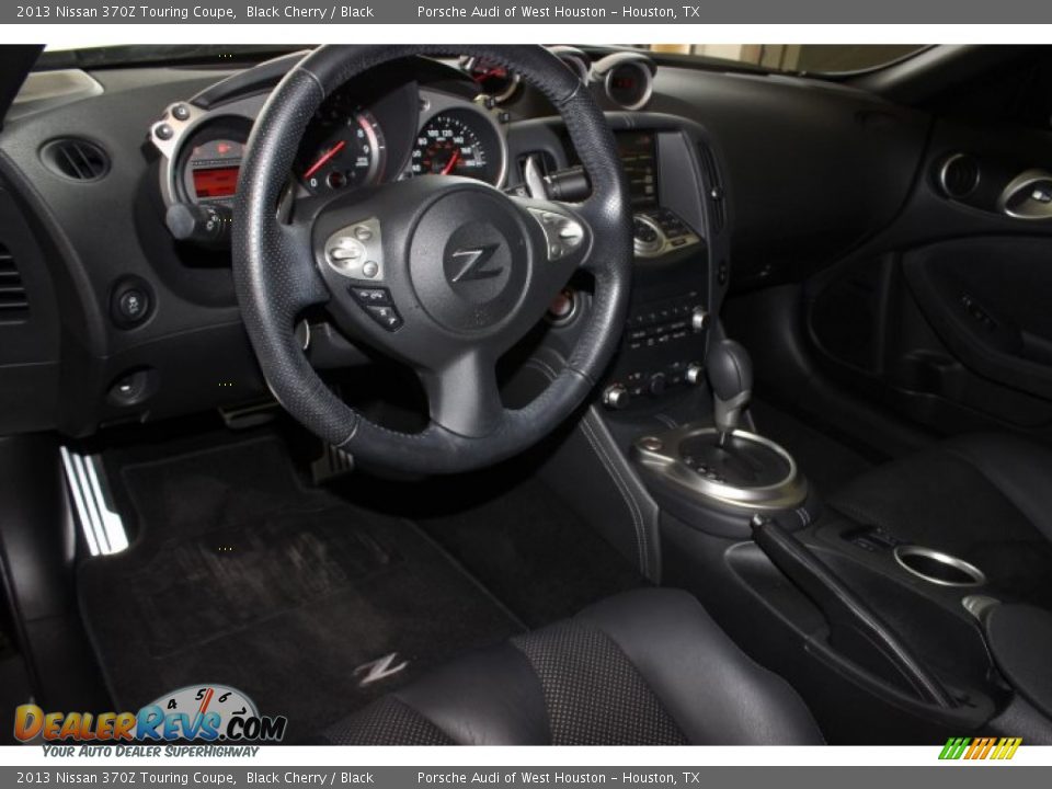 2013 Nissan 370Z Touring Coupe Black Cherry / Black Photo #14