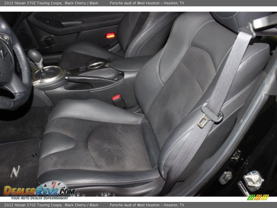 2013 Nissan 370Z Touring Coupe Black Cherry / Black Photo #15