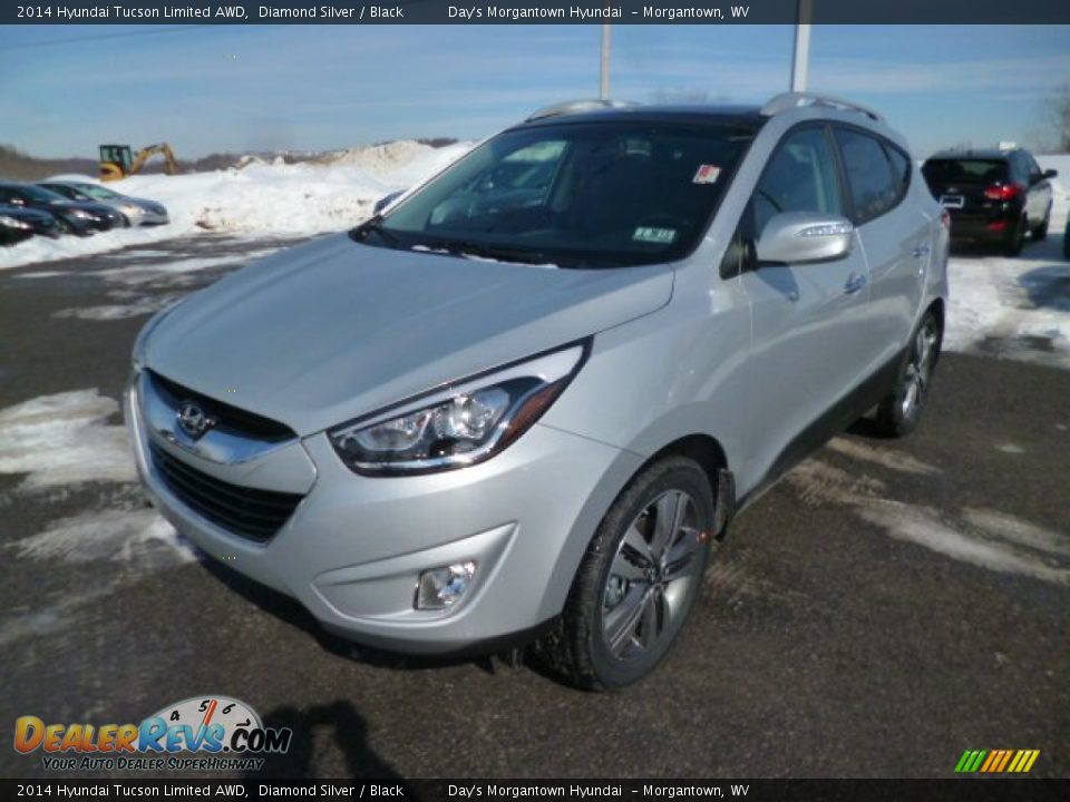 2014 Hyundai Tucson Limited AWD Diamond Silver / Black Photo #3