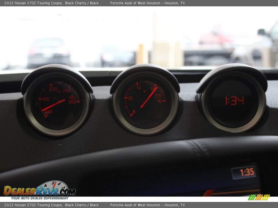 2013 Nissan 370Z Touring Coupe Black Cherry / Black Photo #19